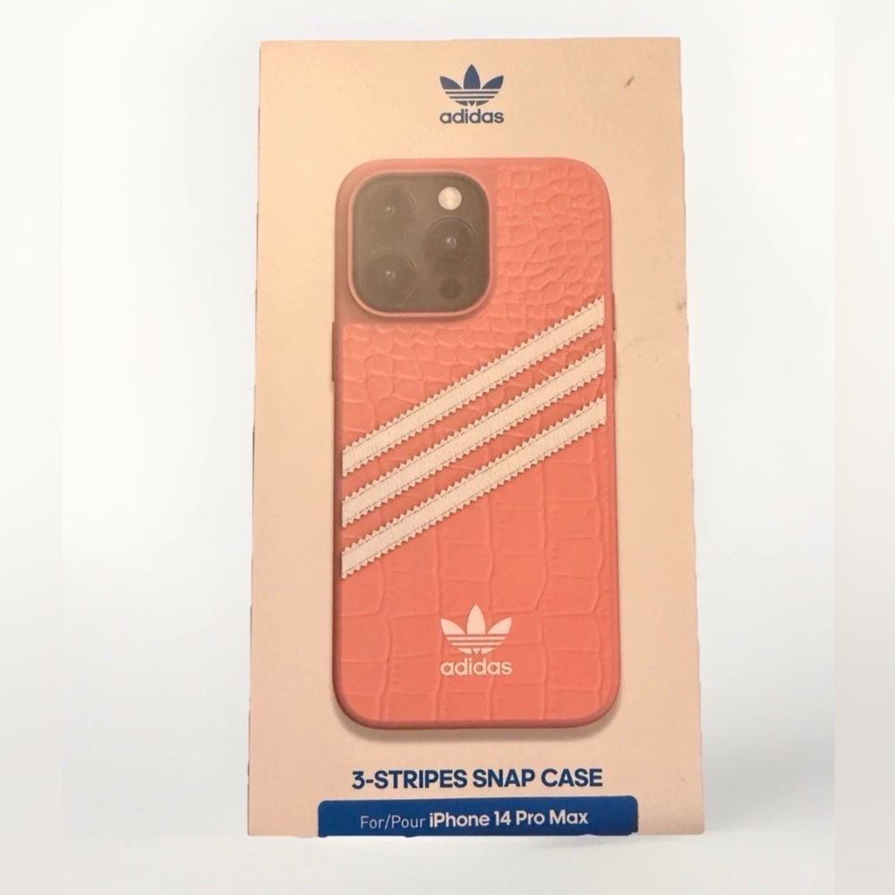 Adidas 3-Stripes Snap Case Pink / White  Apple iPhone 14 Pro Max